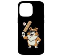 Corgi Baseball Player Dog With Sunglasses Funny Case for iPhone 14 Pro Max