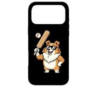 Corgi Baseball Player Dog With Sunglasses Funny Case for iPhone 17 Pro Max