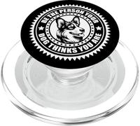 Corgi - Be the person your dog thinks you are - on chest PopSockets PopGrip for MagSafe
