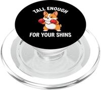 Corgi Boxing Tall Enough For Your Shins Funny Corgi Dog Mom PopSockets PopGrip for MagSafe