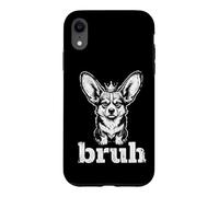 Corgi Bruh Dog King Crown Funny Canine Design Case for iPhone XR