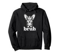 Corgi Bruh Dog King Crown Funny Canine Design Pullover Hoodie