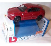 Corgi Burago Street fire Alfa Romeo Stalvio Red car 1:43 scale Diecast model