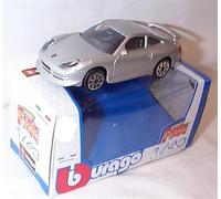 Corgi Burago Street Fire P0RSCHE GT3 2011 in Silver car 1:43 scale Diecast model, 30179S-012