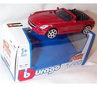 Corgi Burago Street Fire Red MERCEDES.SLS AMG Roadster car 1:43 scale Diecast Model