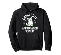 Corgi Butt Appreciation Society Funny Dog Lover Pullover Hoodie