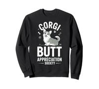 Corgi Butt Appreciation Society Funny Dog Lover Sweatshirt