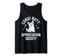 Corgi Butt Appreciation Society Funny Dog Lover Tank Top