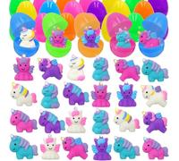 corgi butt Prefilled Easter Eggs, 24 Pack Unicorn Mochi Squishy, Easter Egg Hunts, Basket Stuffers