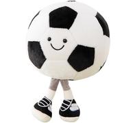 corgi butt Soft Stuffed Football Plush Toys Cute Sports Ball Doll with Feet - Creative Throw Pillow Decor for Christmas Kids Gift