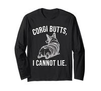 Corgi Butts I Cannot Lie Funny Dog Butt Owner Gift Long Sleeve T-Shirt