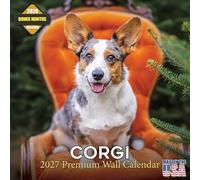 Corgi Calendar 2026 2027, 16-Month Welsh Corgi Wall Academic