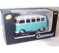Corgi cararama pale blue/white volkswagen samba car 1:43 scale diecast model