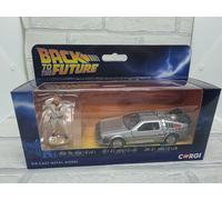 CORGI CC05503 Back to the Future DeLorean Time Machine + Doc Brown figurine 1:36