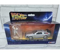 CORGI CC05503 Back to the Future DeLorean Time Machine + Doc Brown figurine 1:36
