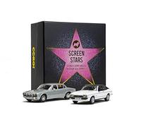 Corgi CC91992 Screen Stars - Ford Capri Mk2 2.0S Diamond White, Jaguar XJ6 Series 2 Silver Die-cast Model