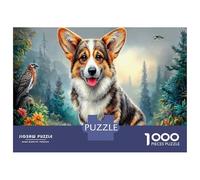 Corgi Classic 1000 Pc Rigid Cardboard Jigsaw Misty Forest for Seniors Brain Training Rainy Day Fun Must-Have for Puzzle Lovers 70x50cm/1000pcs