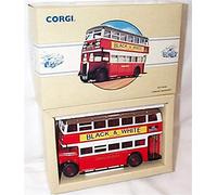 corgi classic red/white guy ARAB double decker london transport bus diecast model
