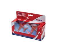 Corgi CS90687 Red Arrows Synchro Pair Twin Pack Model Airplane - Diecast Planes & Aircraft Models for Ages 3+, Die Cast Plane, Toy Airplanes - Gift f