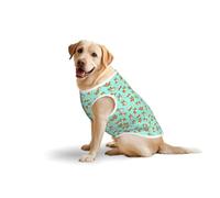 Corgi Cute Dogprint Medium Large Pets Vest Breathable Summer Lightweight Sleeveless Tank Top T-Shirt