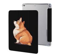 Corgi Cute Protective Case Compatible for IPAD 2017/2018/Air1/Air2 (9.7in) Trifold Tablet Cover Non-Slip Cases