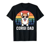 Corgi Dad Funny Dog Owner for Corgi Lovers and Pet Dads T-Shirt