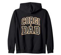Corgi Dad Pembroke Welsh Corgi Owner Zip Hoodie