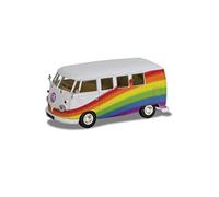 Corgi 1/43 Scale Volkswagen Campervan Peace Love and Rainbows Die Cast Model