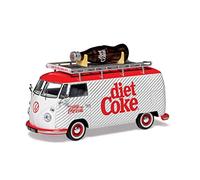 Corgi Diecast Model Cars - CC02747 Diet Coke Volkswagen Campervan - Men, Women & Kids Souvenir Gifts from UK - Small Die Cast Toy Car Models for Boys, Gift for Motor Enthusiasts