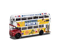 Corgi Diecast Model AEC RM Routemaster Blackpool Transport/Pontins White/Yellow/Red