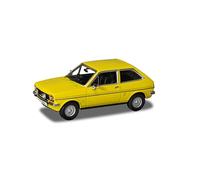 Corgi Diecast Model Vehicles - VA12513 Ford Fiesta MkI 1.3 Ghia, Signal Yellow, Men & Women Souvenir Gifts from UK - Small Die Cast Toy Car Models for Boys, Gift for Motor Enthusiasts
