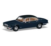CORGI VANGUARDS 1/43 1976 JAGUAR XJ6 S2 SERIES 2 II DARK BLUE/BLACK ROOF VA13906