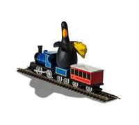Corgi Diecast Train Toy - CC80602 Wallace & Gromit - The Wrong Trousers - Feathers McGraw & Locomotive, Train Gifts for Men & Women, Die Cast Model Gifts for Railway Enthusiasts