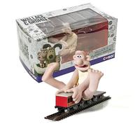 Corgi Diecast Train Toy-CC80604 Gromit-The Wrong Trousers-Wallace & Flatbed Wagon