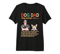 Corgi Dog Dad Definition for Daddy Funny Fathers Day Premium T-Shirt