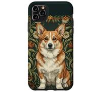 Corgi Dog in the style of William Morris Arts Case for iPhone 11 Pro Max