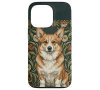 Corgi Dog in the style of William Morris Arts Case for iPhone 13 Pro