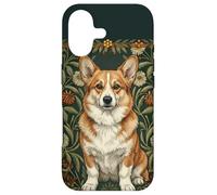Corgi Dog in the style of William Morris Arts Case for iPhone 17