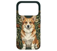 Corgi Dog in the style of William Morris Arts Case for iPhone 17 Pro