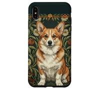 Corgi Dog in the style of William Morris Arts Case for iPhone XS Max
