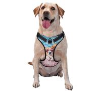 Corgi Dog Lounging On Pool Float No Pull Dog Harness Adjustable Reflective Oxford Easy Control Medium Large Dog Harness