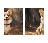 Corgi Dog Passport Holder, ID Card Protector Case Passport Holder with Slot Passports Travel Wallet Document Cover for Women And Men
