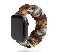 Corgi Dog Queen Watch Band Compatible with Apple Watch Elastic Scrunchie Watch Strap Replacement Wristband