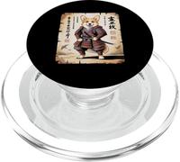Corgi Dog Samurai Art Japanese Vintage PopSockets PopGrip for MagSafe