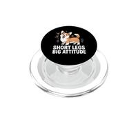 Corgi Dog Short Legs Big Attitude Funny Humor PopSockets PopGrip for MagSafe