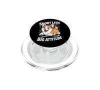 Corgi Dog Short Legs Big Attitude Funny Humor PopSockets PopGrip for MagSafe