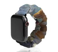 Corgi Dog Standing on Top of A Mountain Universal Scrunchie Watch Band Compatible with IWatch Series 11 10 9 8 7 Strap