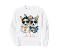 Corgi Dogs Sweet Will Bite Savage Cheeky Cute Humor Sweatshirt