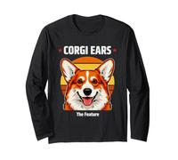 Corgi Ears The Feature Long Sleeve T-Shirt