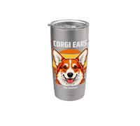 Corgi Ears The Feature Stainless Steel Insulated Tumbler